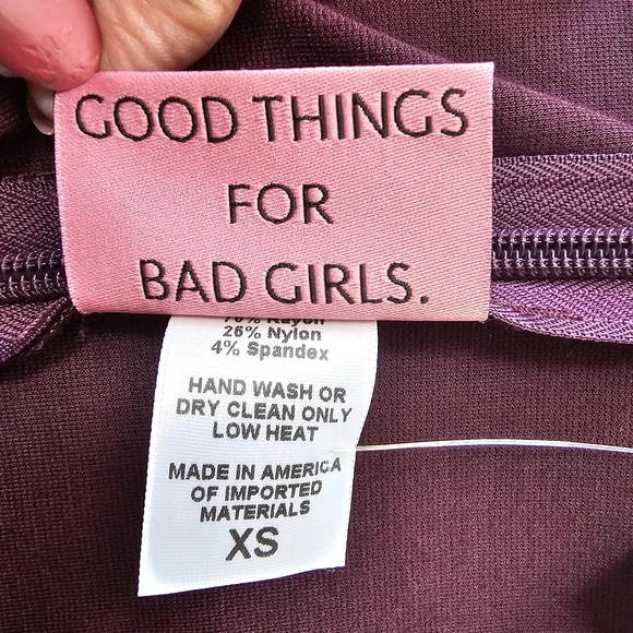 Vixen by Micheline Pitt Dess In Plum Size‎ XS - Picture 6 of 11